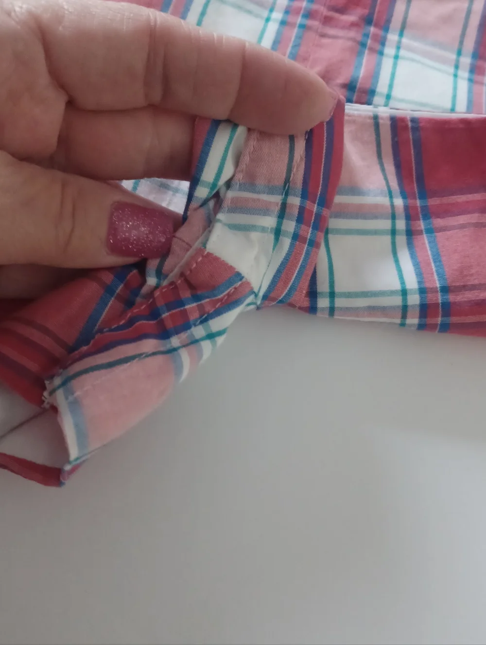 Bella Bliss Plaid Romper Shortall Boys Sz 9M